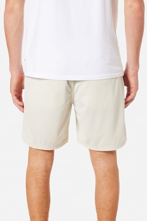 on model image of Trail Canvas Short - 7"
