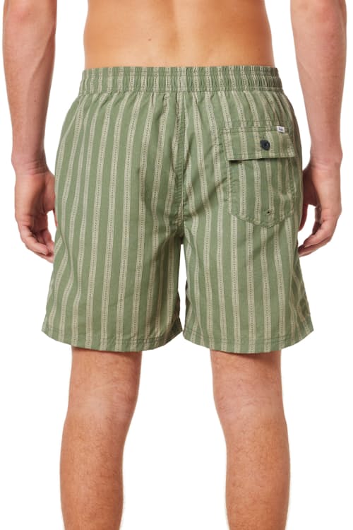 on model image of Volley Swim Trunks