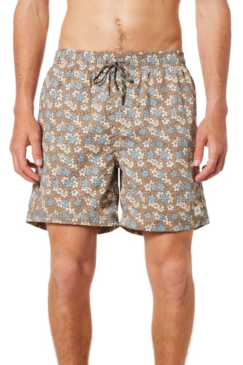 on model image of Volley Swim Trunks