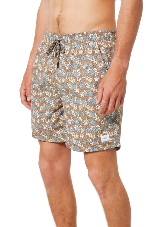 on model image of Volley Swim Trunks