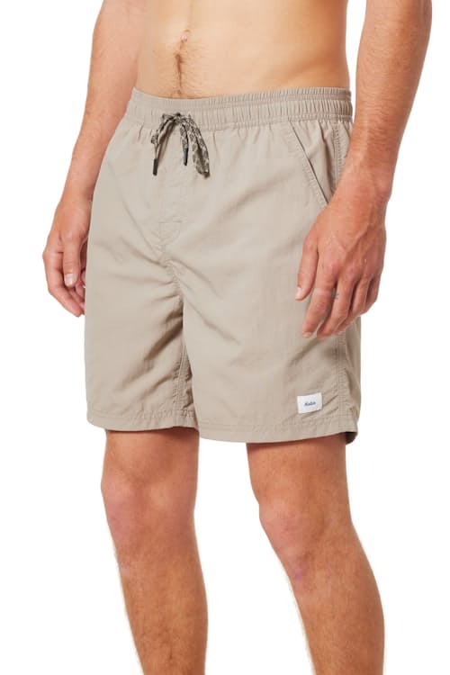 on model image of Volley Swim Trunks