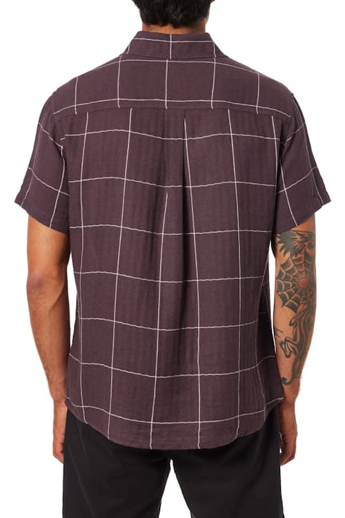 on model image of Monty Short Sleeve Shirt