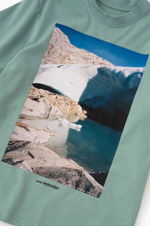 laydown detail image of Glacier Graphic T-Shirt