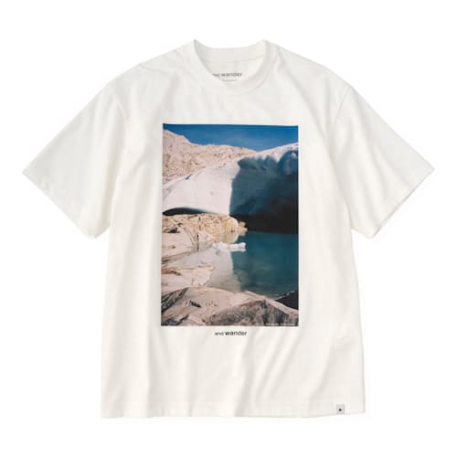 laydown image of Glacier Graphic T-Shirt