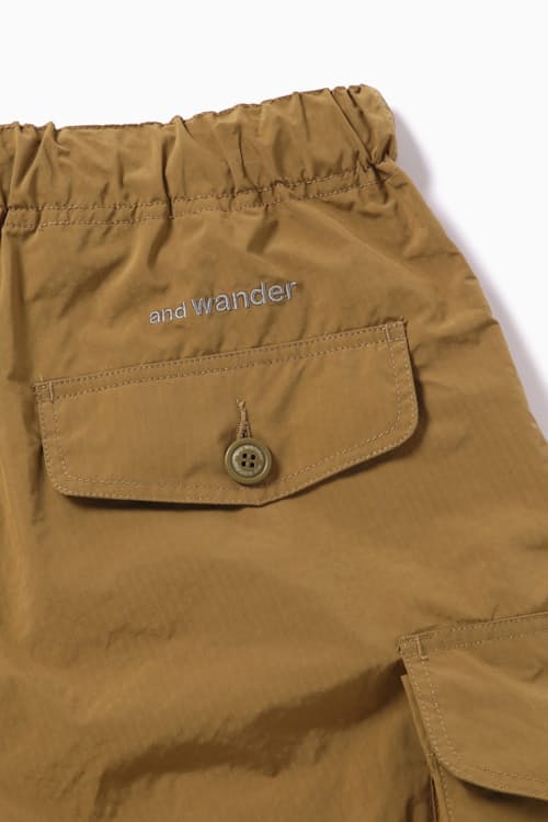 laydown detail image of Ripstop Oversized Cargo Shorts