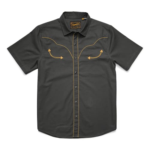 laydown image of Broncbuster Short Sleeve Snapshirt