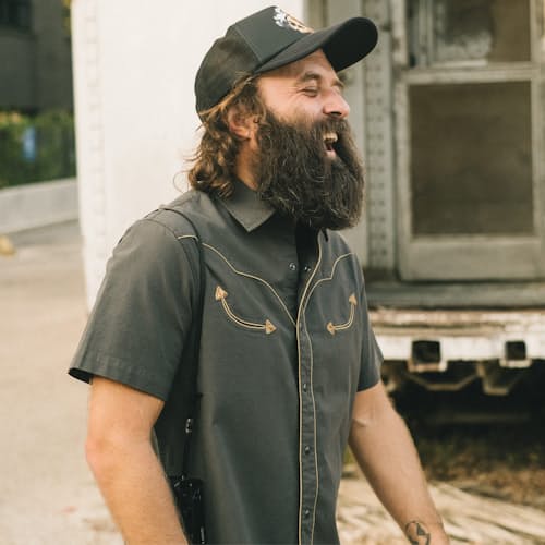 lifestyle image of Broncbuster Short Sleeve Snapshirt