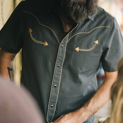 lifestyle image of Broncbuster Short Sleeve Snapshirt