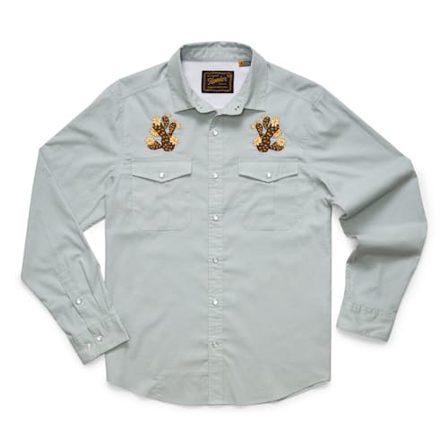laydown image of Gaucho Long Sleeve Snapshirt