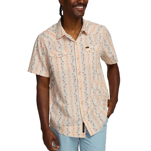 lifestyle image of H Bar B Short Sleeve Snapshirt