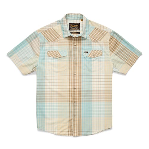 laydown image of H Bar B Short Sleeve Snapshirt