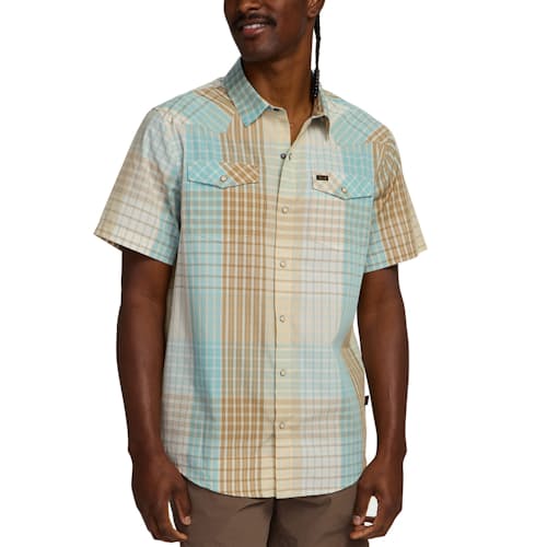lifestyle image of H Bar B Short Sleeve Snapshirt