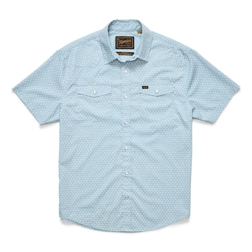 laydown image of H Bar B Short Sleeve Snapshirt