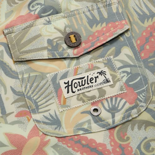 laydown detail image of Bruja Boardshorts - 8"