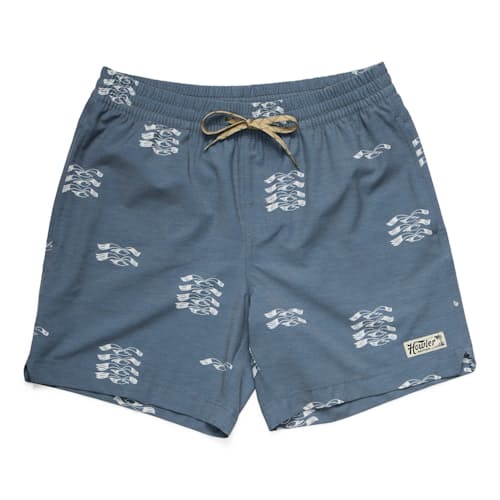 laydown image of Deep Set Swim Trunks - 7"