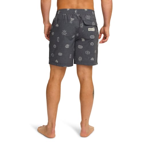 on model image of Deep Set Swim Trunks - 7"