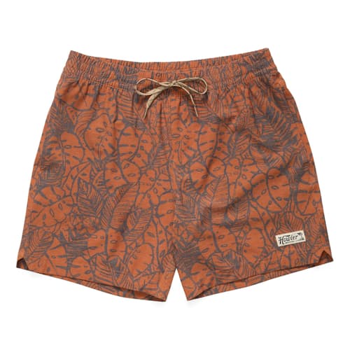 laydown image of Deep Set Swim Trunks - 7"