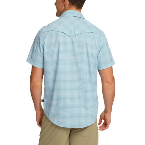 on model image of Open Country Tech Short Sleeve Shirt