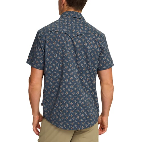 on model image of Open Country Tech Short Sleeve Shirt