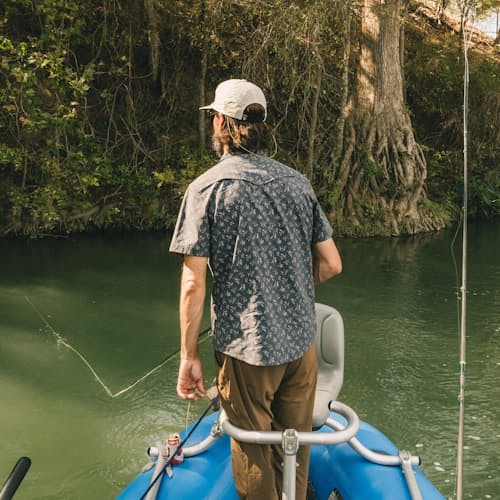 lifestyle image of Open Country Tech Short Sleeve Shirt
