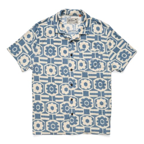 laydown image of Palapa Terry Short Sleeve Shirt