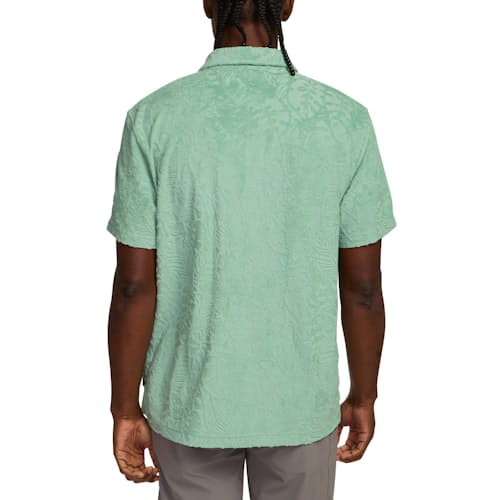on model image of Plusherman Terry Polo