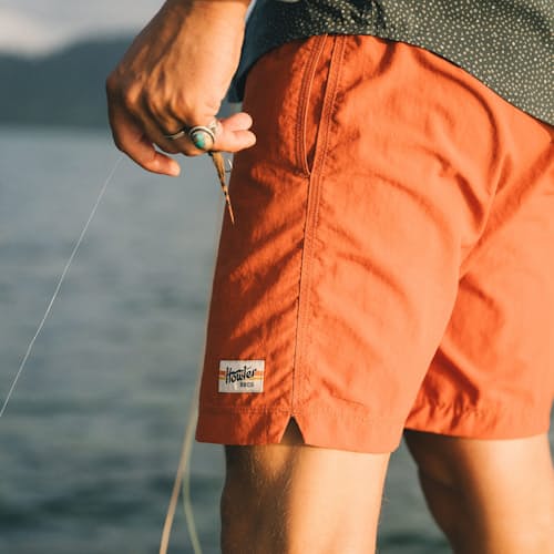 lifestyle image of Salado Hyrbrid Shorts - 7"