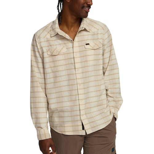 lifestyle image of H Bar B Tech Long Sleeve Shirt
