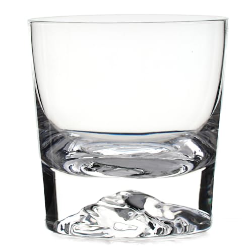 laydown image of Half Dome Heavy Bottom Glass - Set of 2