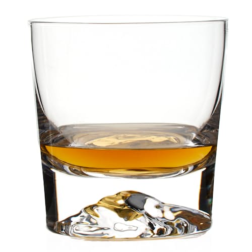 laydown image of Half Dome Heavy Bottom Glass - Set of 2
