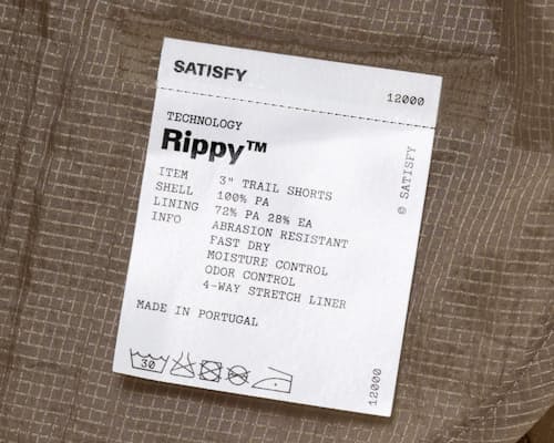 laydown detail image of Rippy Trail Shorts - 3"
