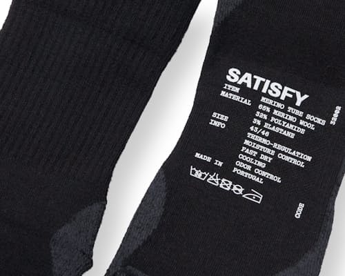 laydown detail image of Merino Nylon Tube Socks