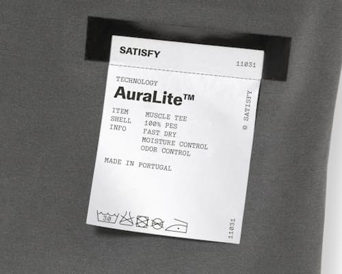 laydown detail image of Aura Lite Muscle T-Shirt