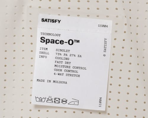 laydown detail image of Space-O Singlet Tank Top