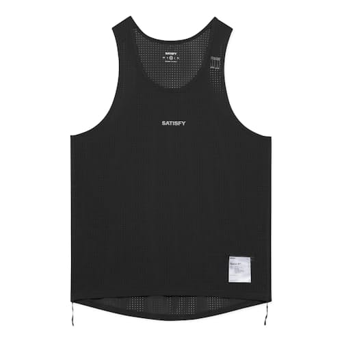 laydown image of Space-O Singlet Tank Top