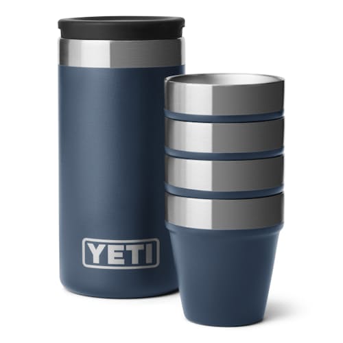 laydown image of YETI Shot Glasses