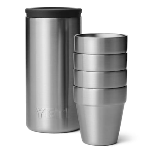 laydown image of YETI Shot Glasses