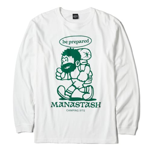 laydown image of Be Prepared Long Sleeve T-Shirt