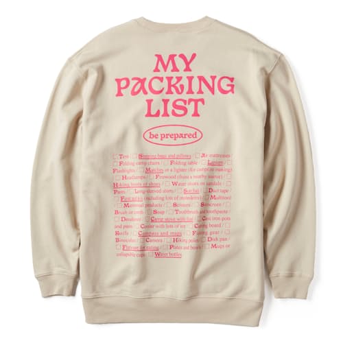 laydown image of Be Prepared Sweatshirt