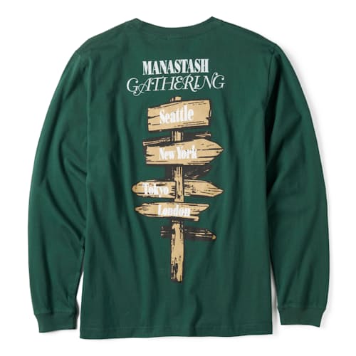 laydown image of Campers Gathering Long Sleeve T-Shirt