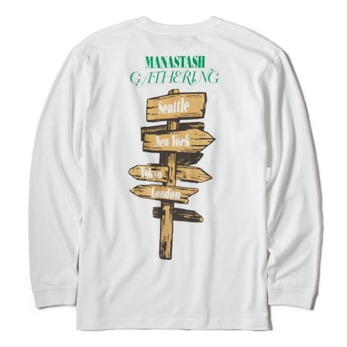 laydown image of Campers Gathering Long Sleeve T-Shirt