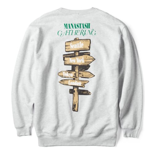 laydown image of Campers Gathering Sweatshirt