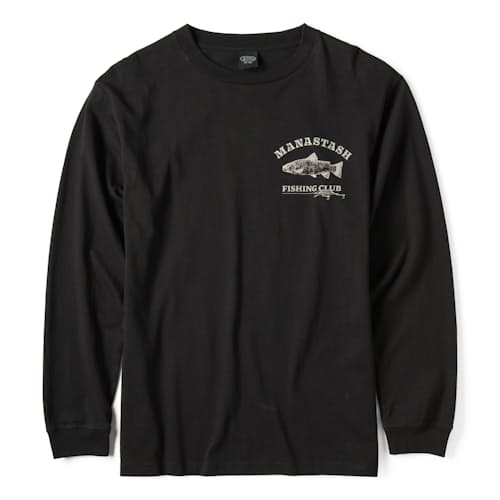 laydown image of Fishing Club Long Sleeve T-Shirt