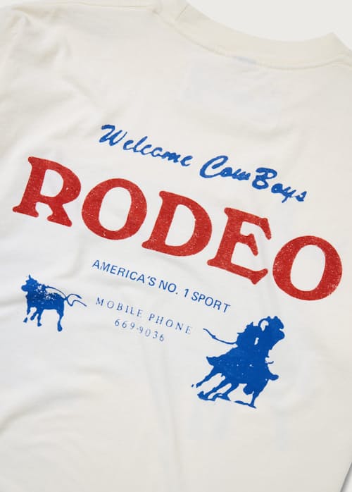 laydown detail image of American Sports T-Shirt