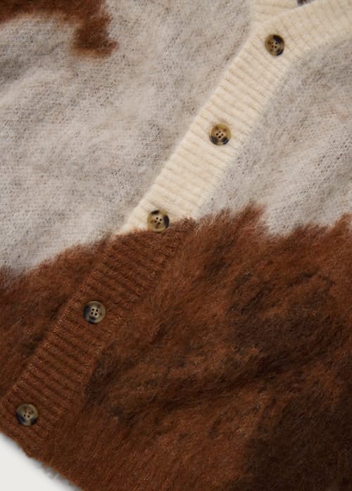 laydown detail image of Horse Knit Cardigan