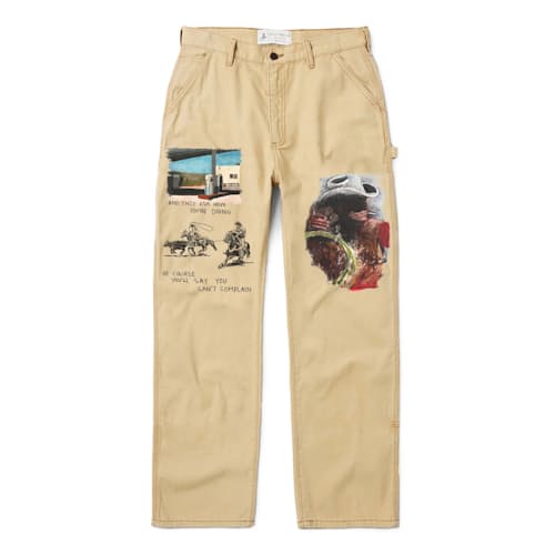 laydown image of Just Like It Began Painters Pant