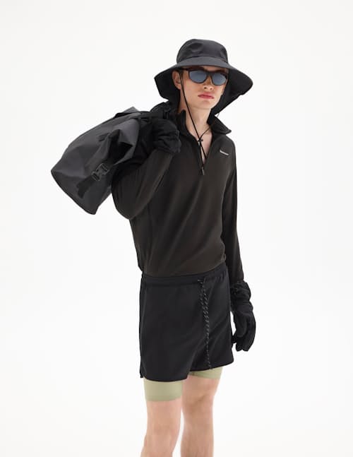 on model image of Italian Trail Shorts