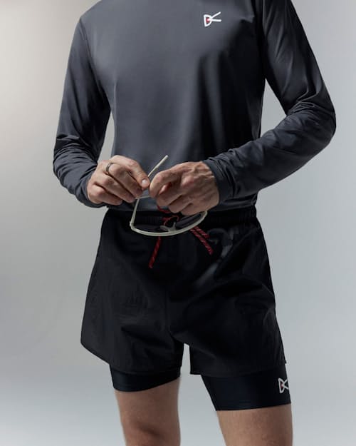 on model image of Italian Trail Shorts