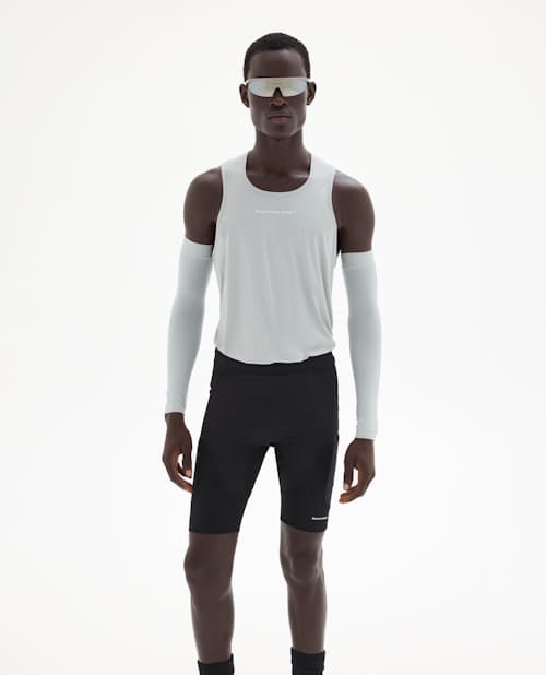 on model image of Ultralight Aloe Singlet Tank