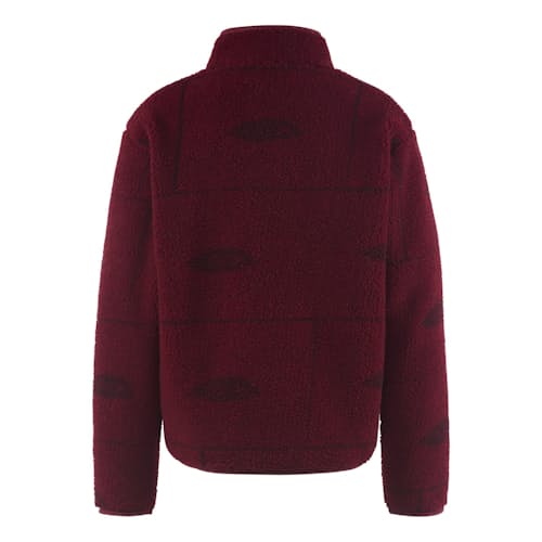 laydown image of Italian High Pile Fleece Half Zip